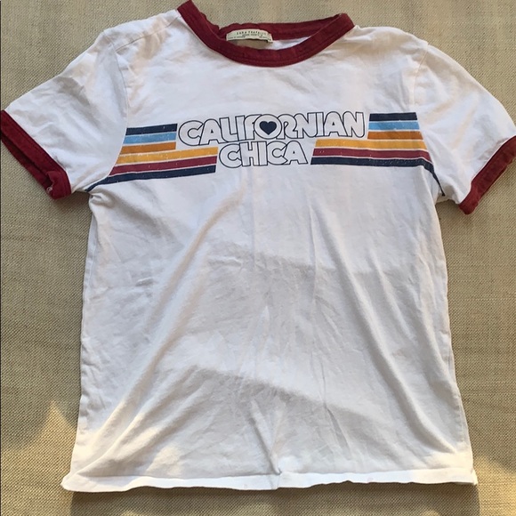 Zara Tops - Zara California Chica t-shirt///worn 3 times Zara Tops - Zara California Chica t-shirt///worn 3 times